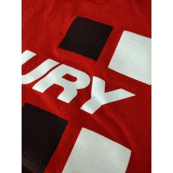 Mercury Gildan long sleeve red t-shirt with large front graphic - Picture 3 of 9